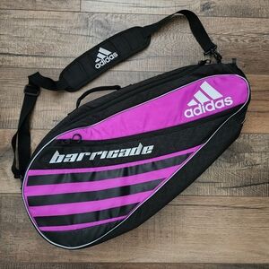 Adidas Barricade Tennis Bag Black and Purple